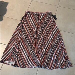 NWT XL Robert Louis maxi skirt striped